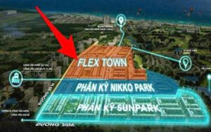Nhà phố Flex Town toạ lạc ở vị trí đẹp cùng đa dạng tiện ích