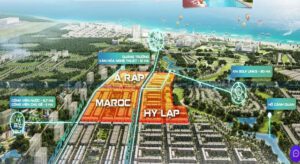 Vị trí vàng của nhà phố Caraworld Cam Ranh 