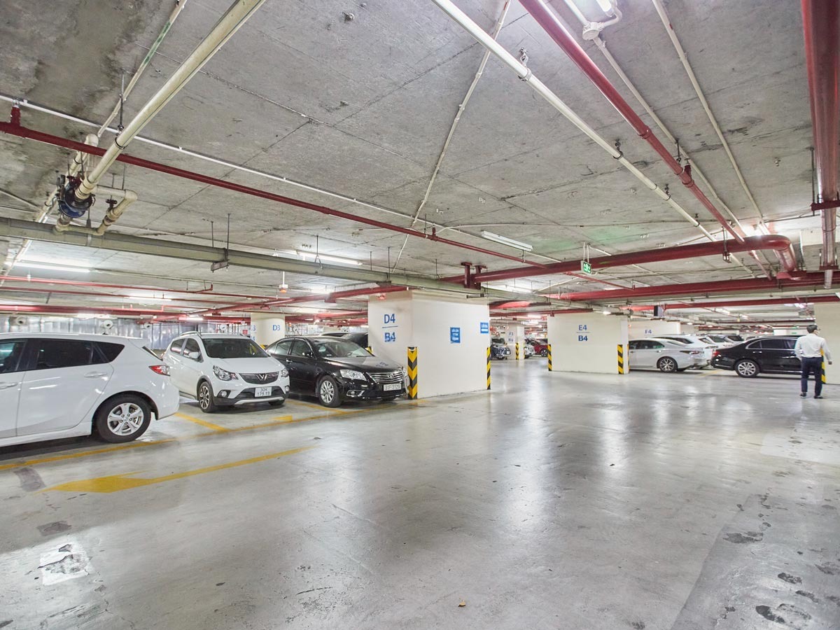 Hầm gửi xe TNR Tower